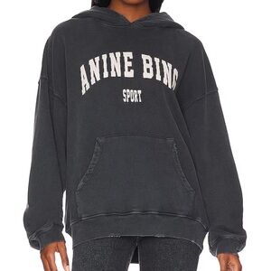 Anine Bing Harvey Sweatshirt - Washed Black XL